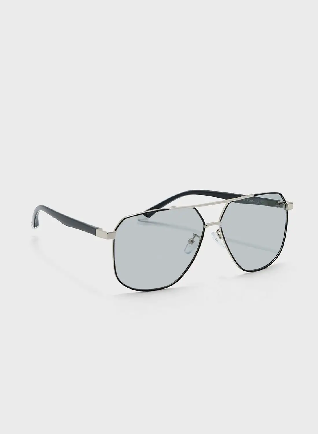 Seventy Five Polarized Angular Aviator Sunglass