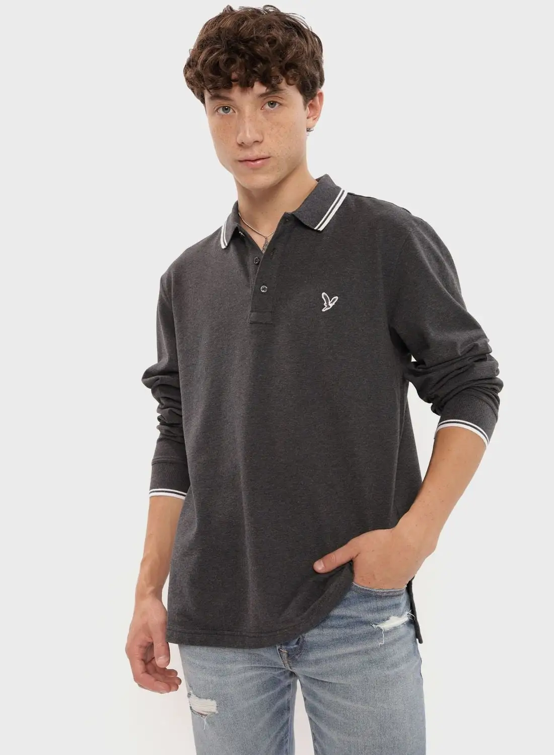 American Eagle Logo Polo T-Shirt