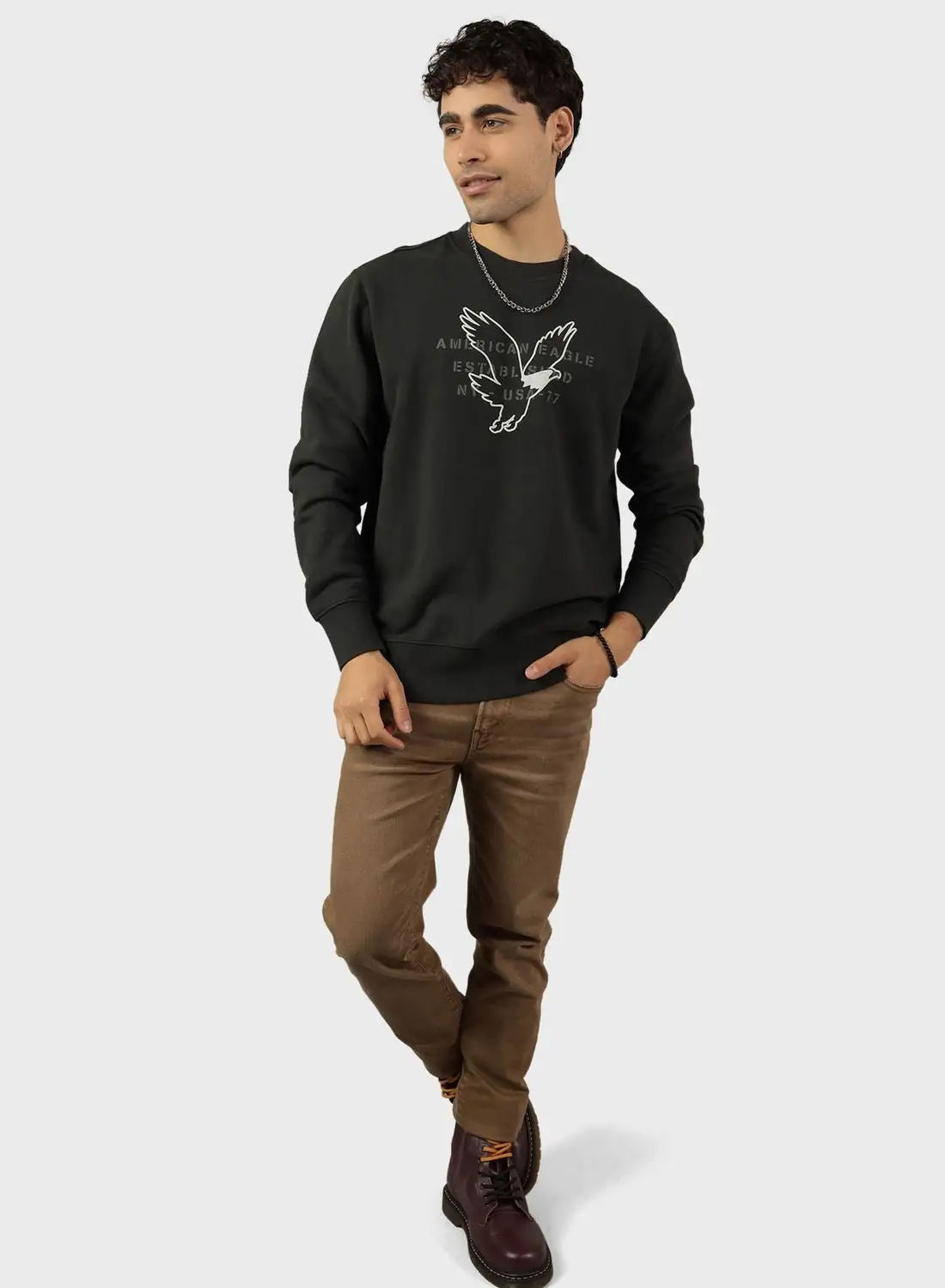 American Eagle Crew Neck Sweatshirt