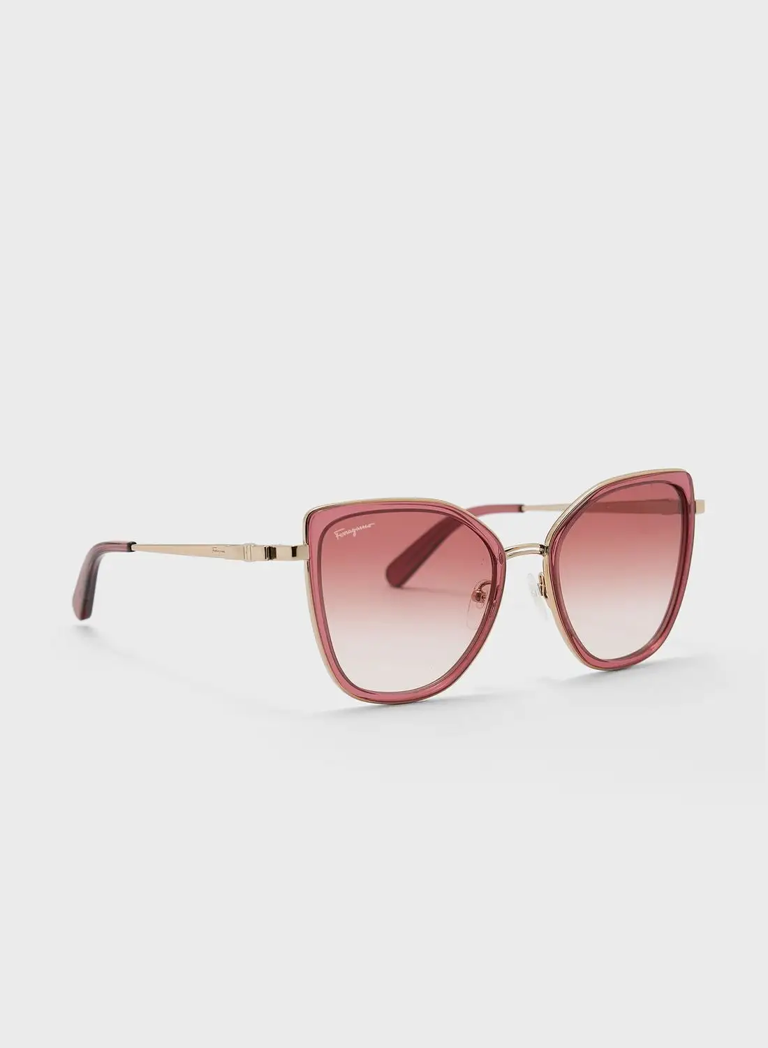 FERRAGAMO Cat Eye Oversized Sunglasses