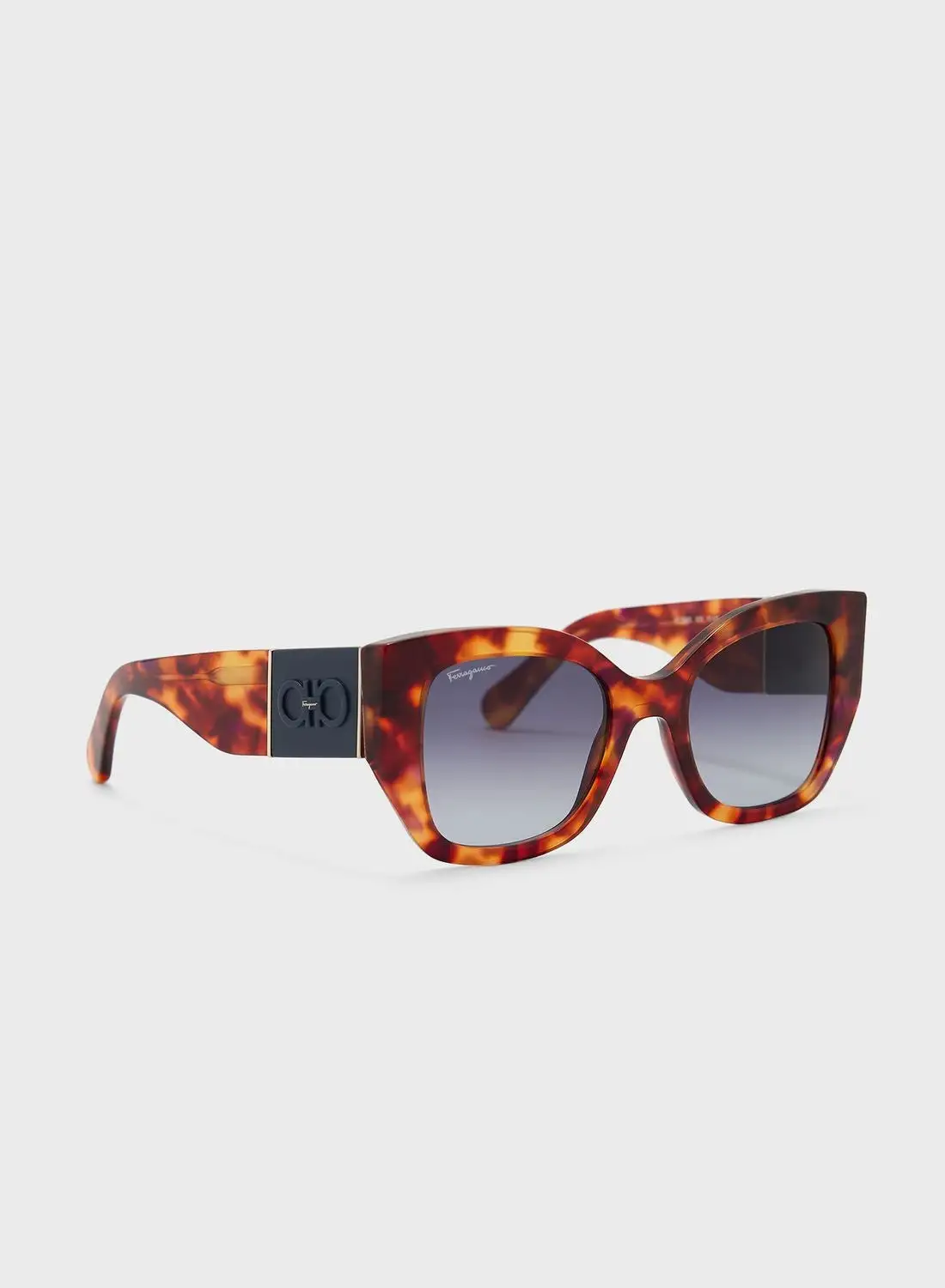 FERRAGAMO Modified Rectangle Oversized Sunglasses