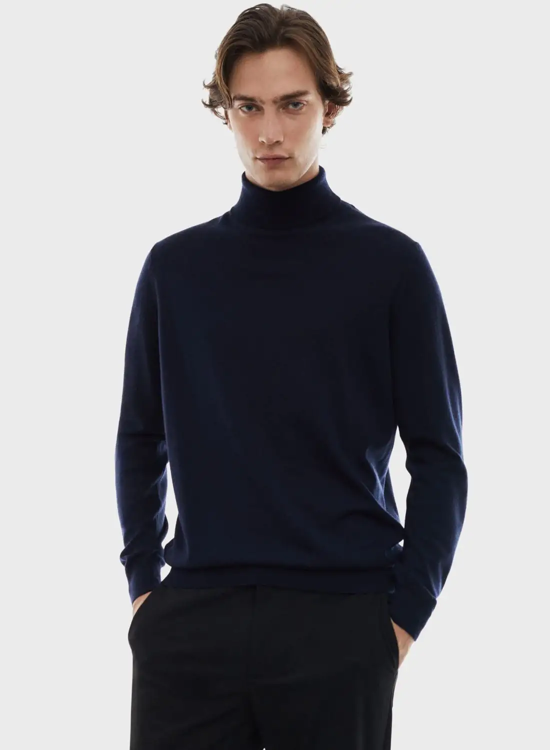 Mango Man Essential Turtle Neck Sweater