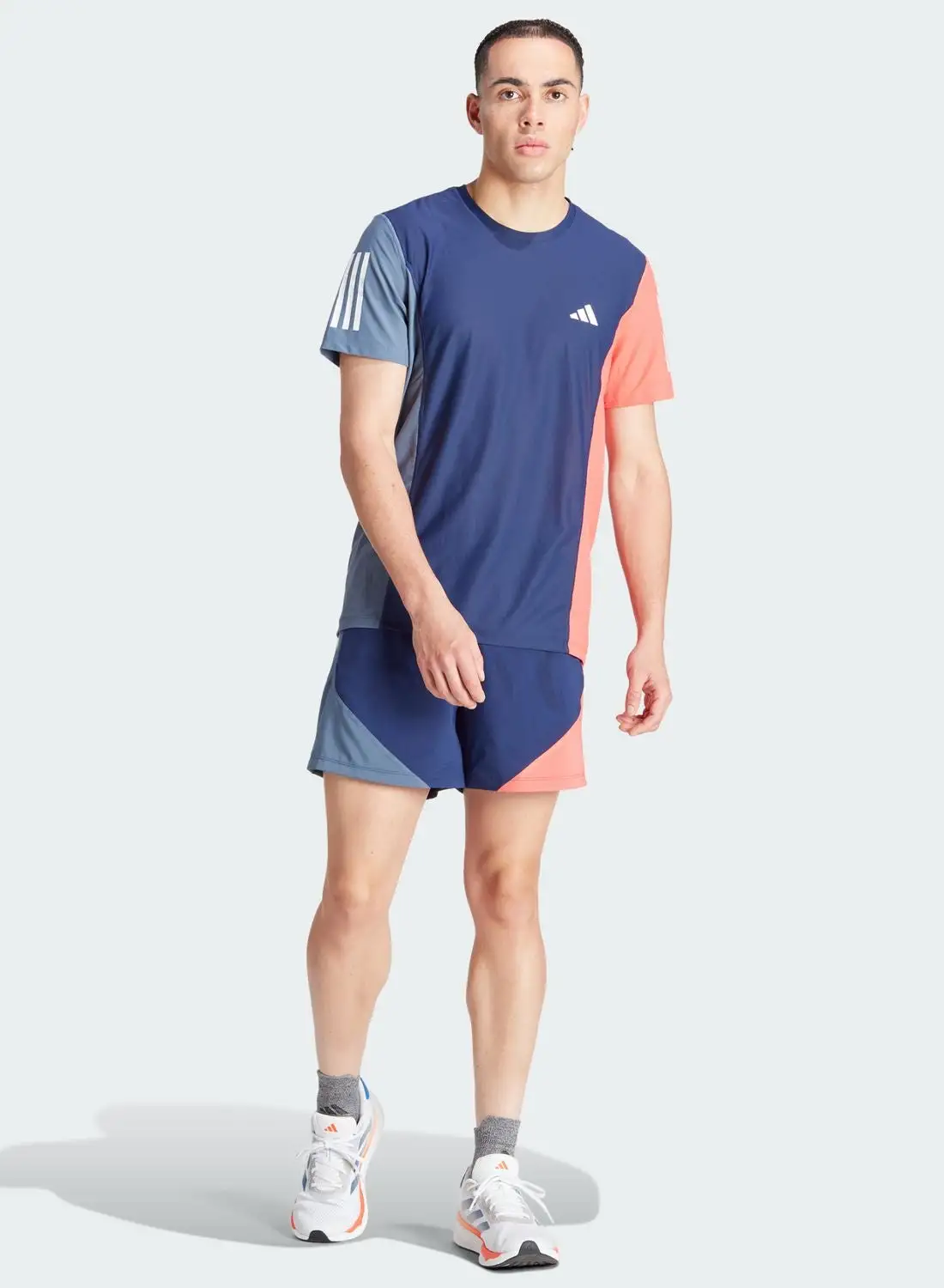 Adidas Own The Run Colorblock Shorts