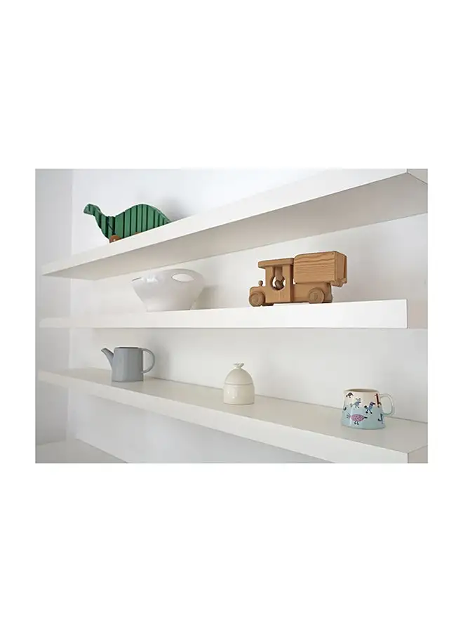 Feelings FLOATING WALL SHELF 60CM WHITE SIZE : 60x19.5x3.8cm