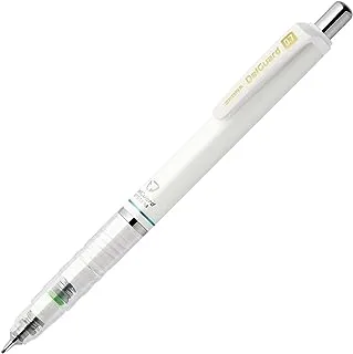 Zebra Mechanical Pencil, Del Guard, 0.7mm, White (P-MAB85-W)