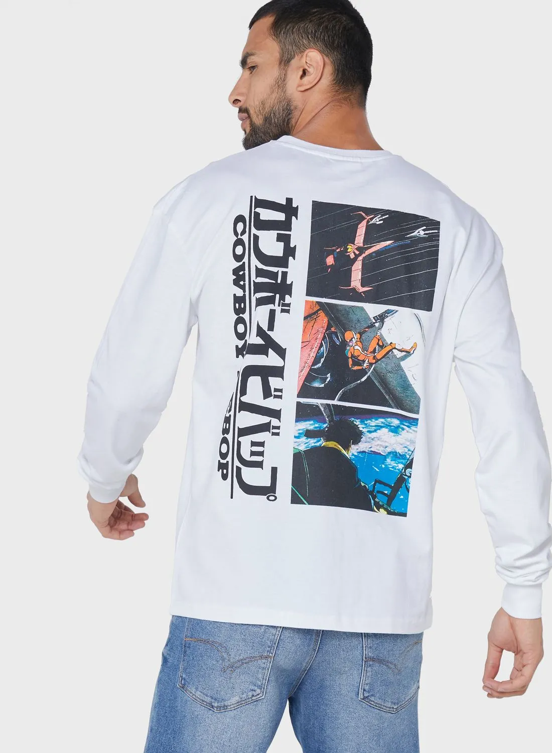 Cowboy Bebop Cowboy Bebop Drop Shoulder Sweatshirt