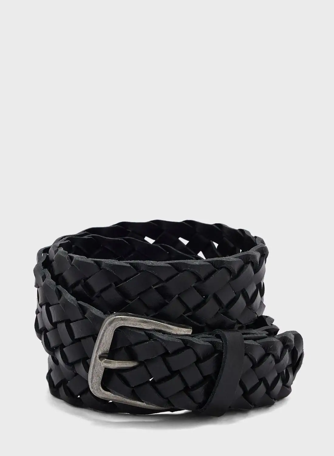 Mango Man Braided Allocated Hole Belt