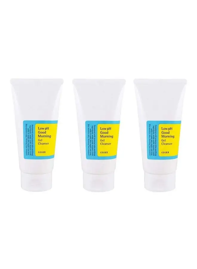 Cosrx Pack Of 3 Low Ph Good Morning Gel Cleanser 3 x 150ml