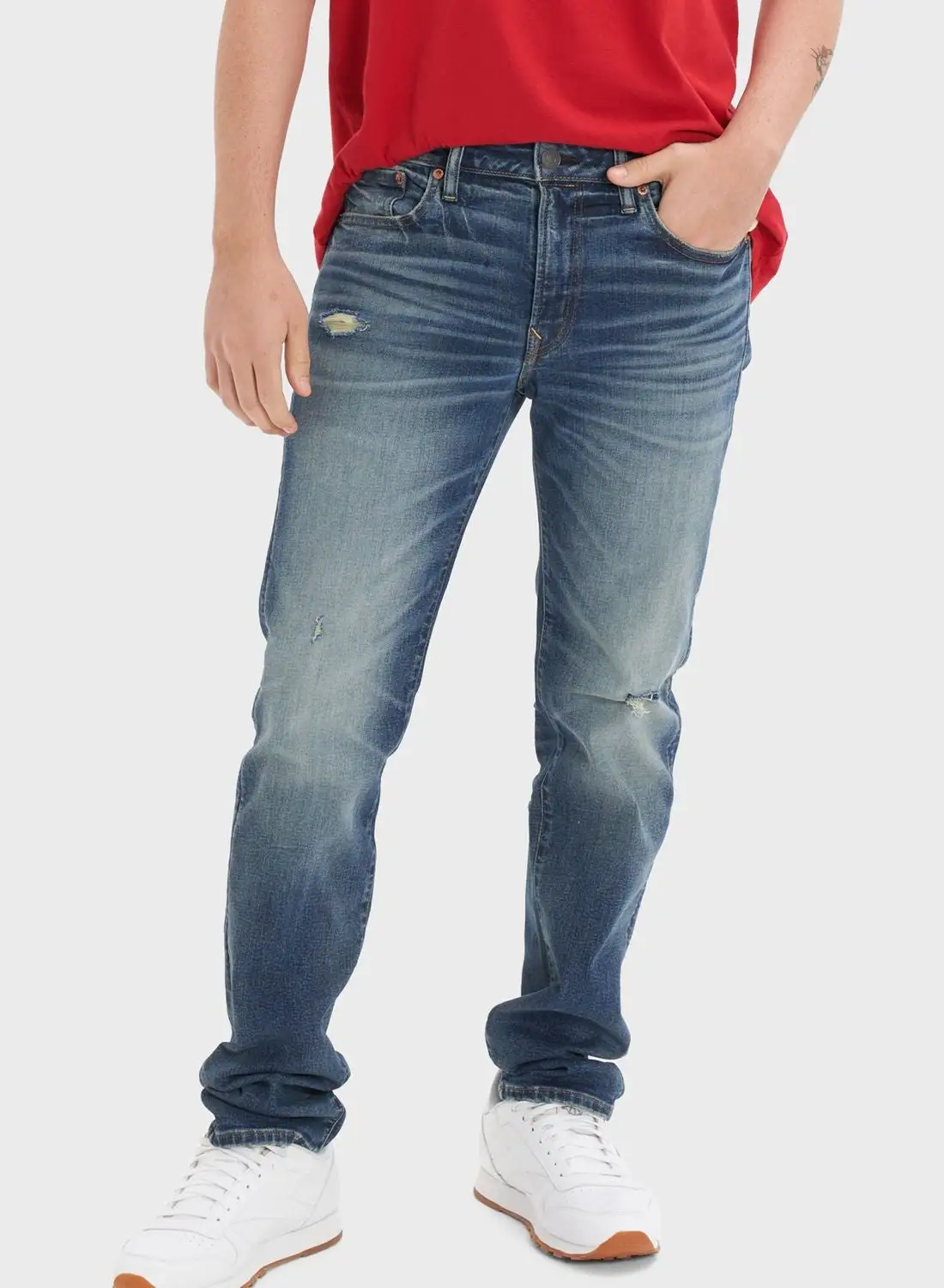 American Eagle Mid Wash Slim Fit Jeans