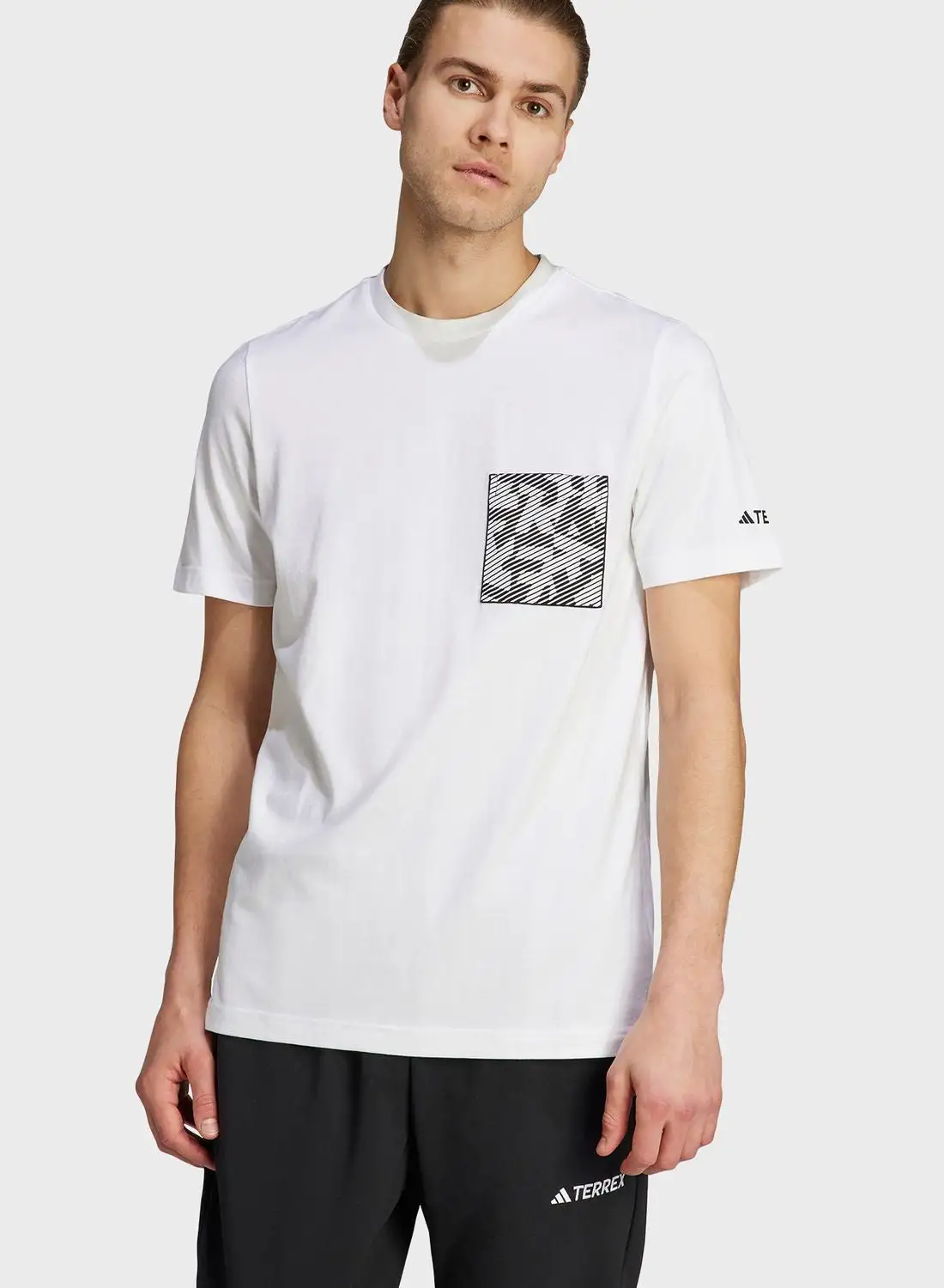 Adidas Terrex Graphic Pocket Print T-Shirt