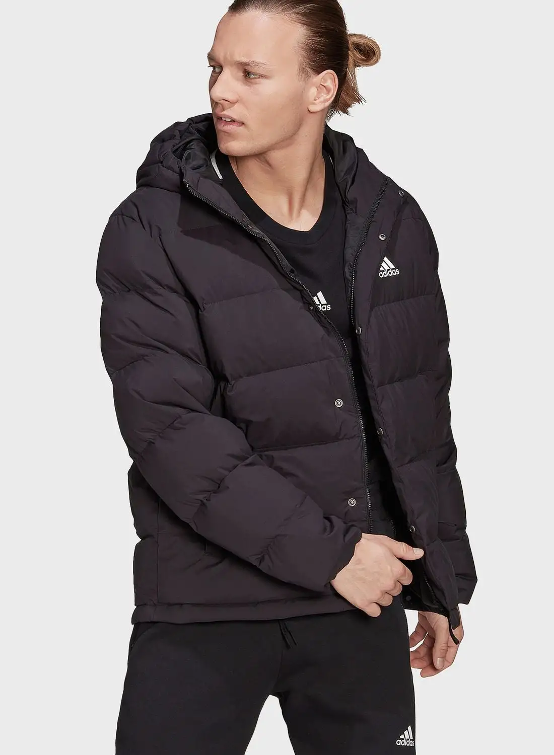 Adidas Helionic Hooded Down Jacket