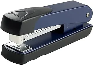 Rexel Meteor Half Strip Stapler, 20 Sheet Capacity, Uses 264/6 and 26/6 Staples, Metal Body, Blue, 2100020