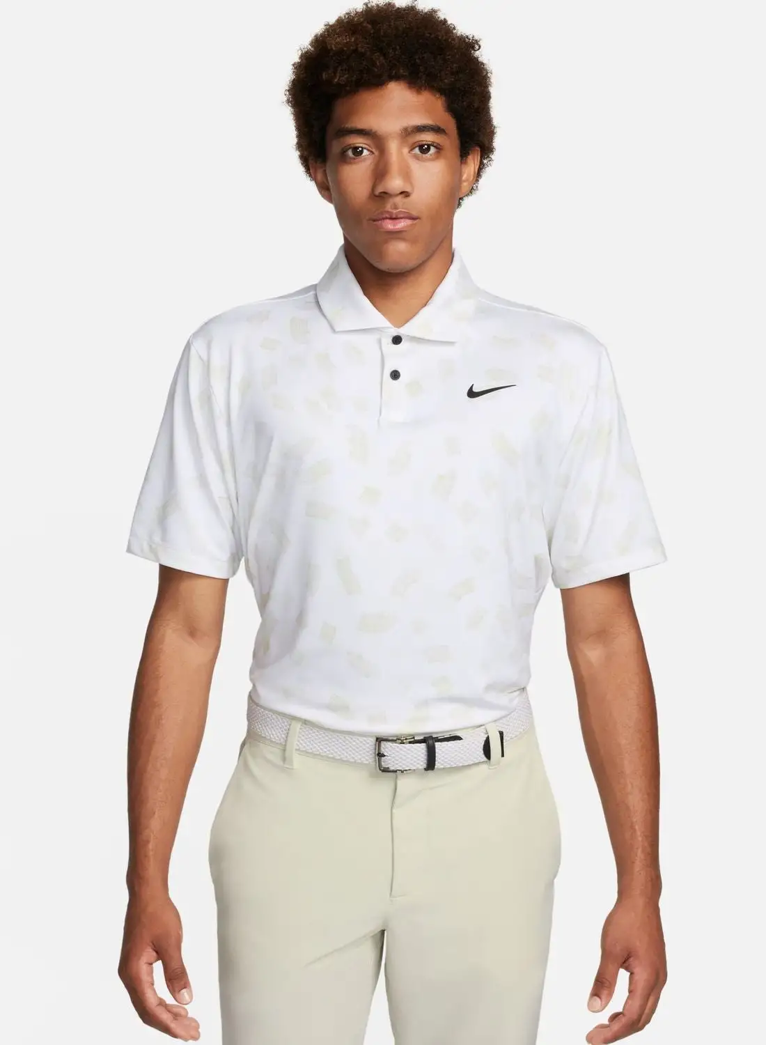 Nike Dri-Fit Tour Micro Print Polo Shirt