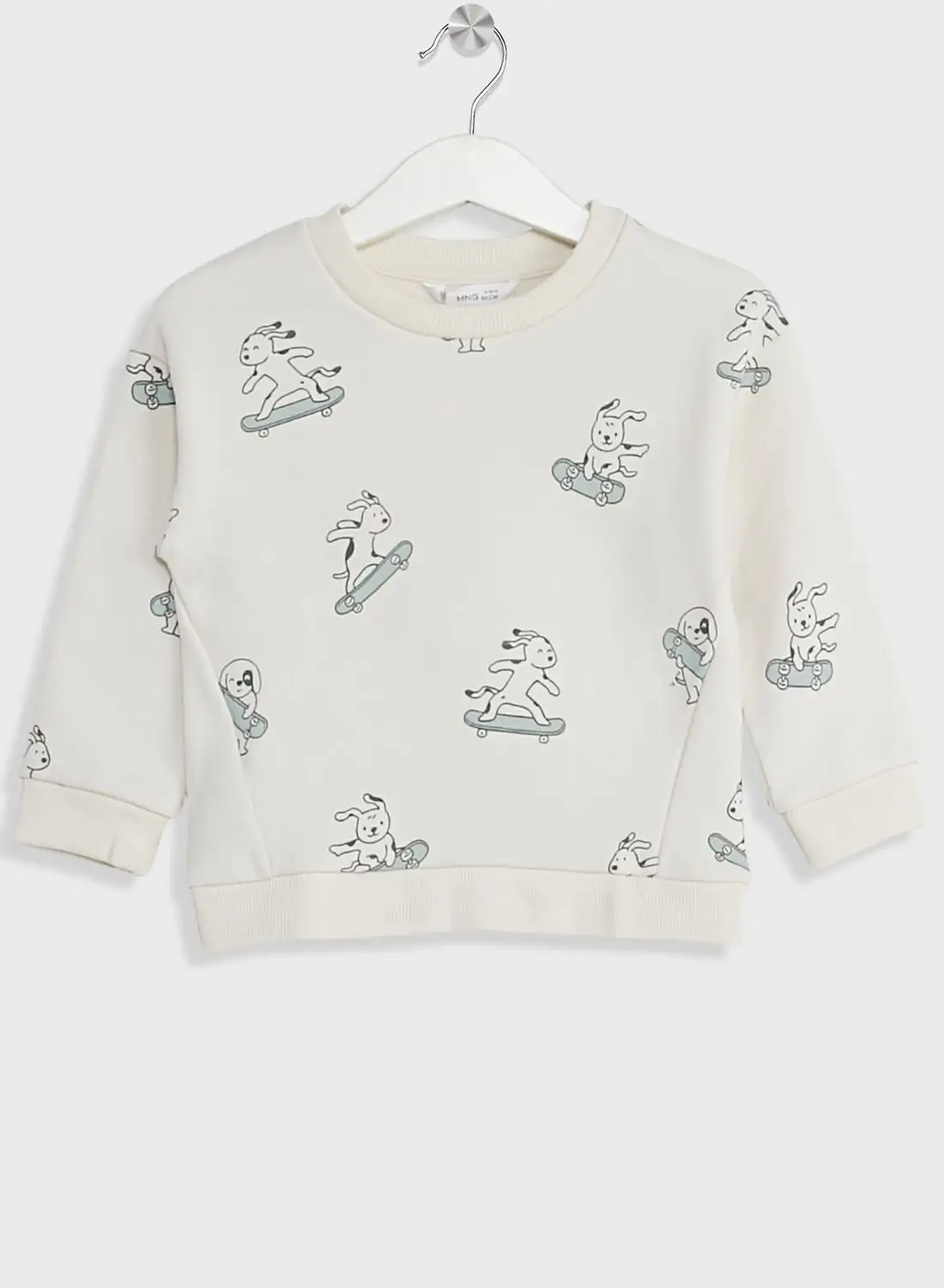 MANGO Kids Skate Printed Sweatshirt