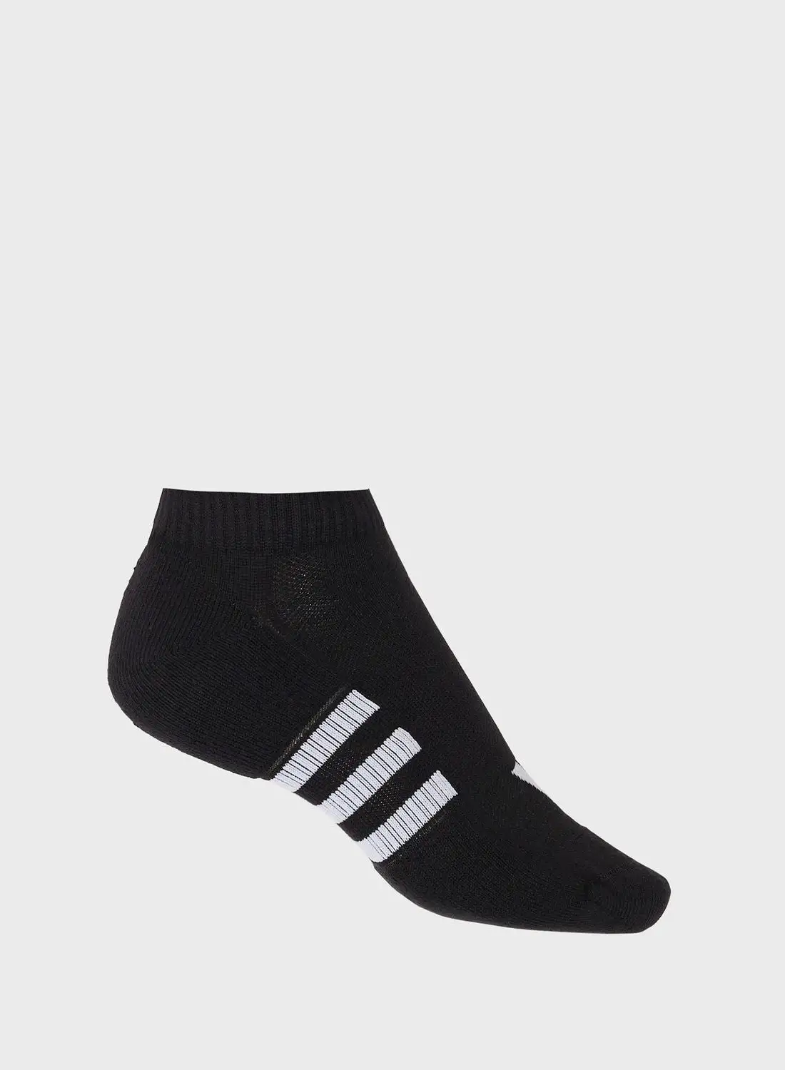 Adidas 3 Pack Performance Cushioned Low Socks