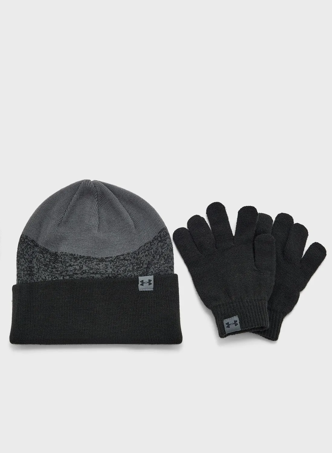 UNDER ARMOUR Kids Beanie & Glove Combo