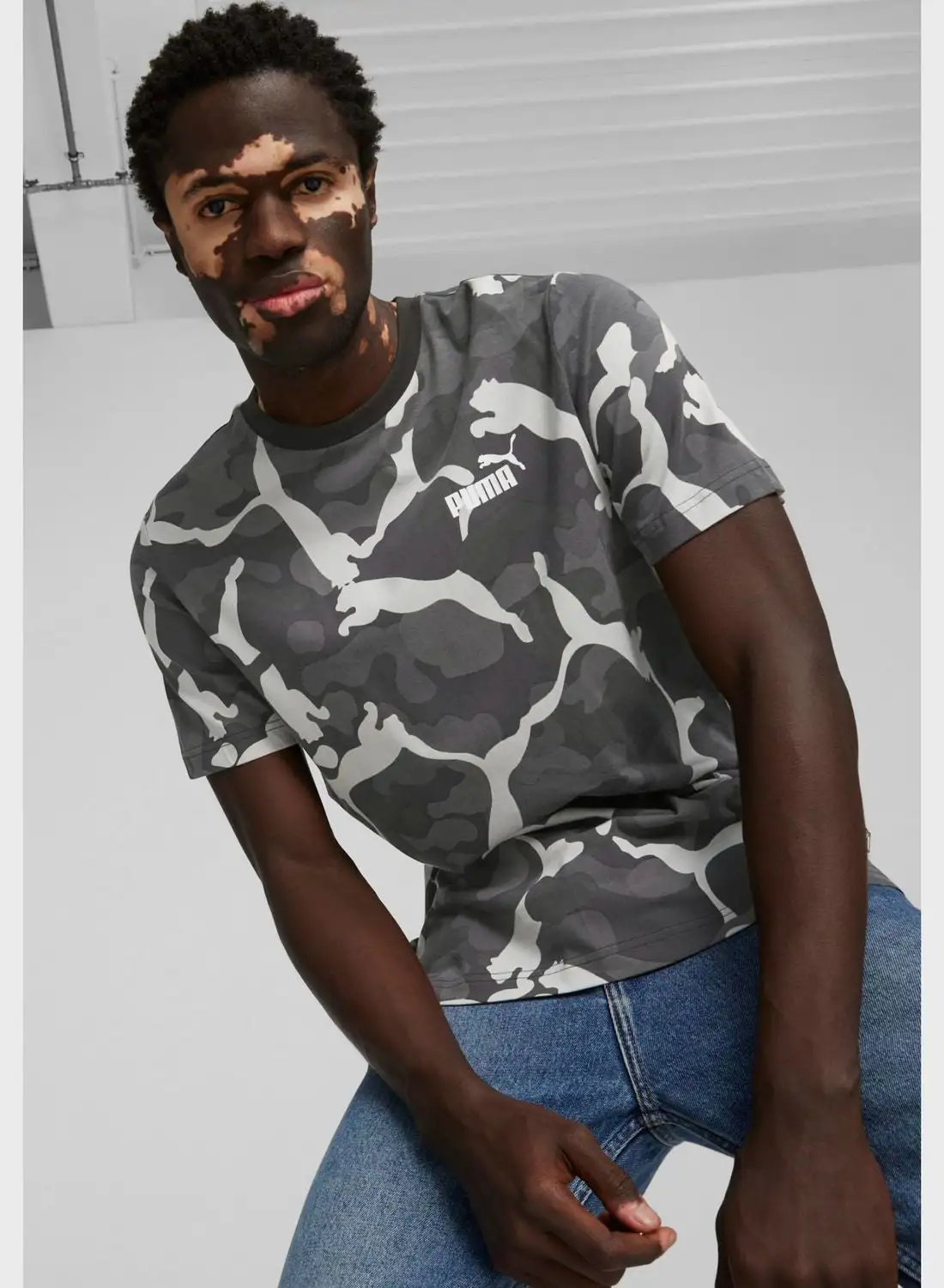 PUMA Essential Camo Aop T-Shirt