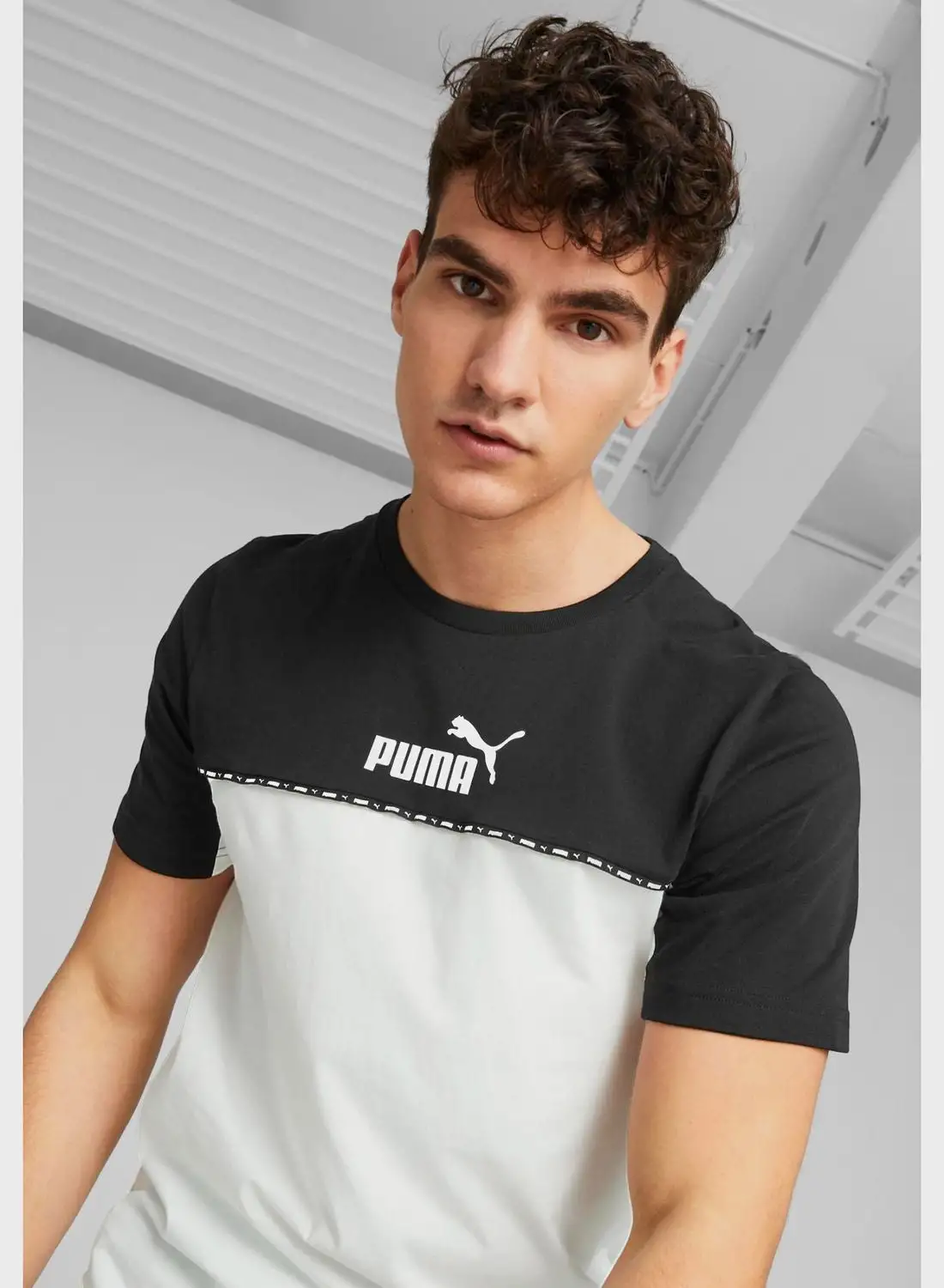 PUMA Essential Block X Tape T-Shirt