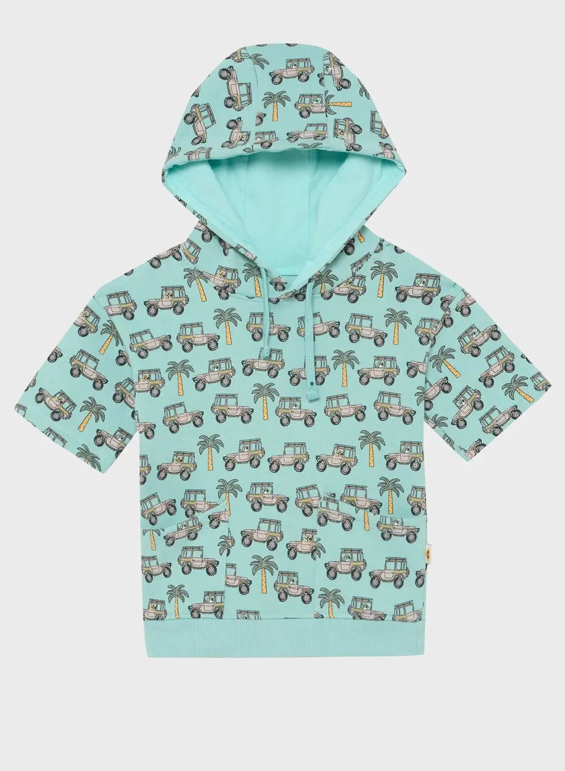 Cheekee Munkee Kids Graphic Hooded T-Shirt