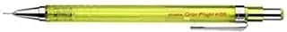 Zebra Color Flight 0.5mm Lead Mechanical Pencil, Clear Yellow Body (MA53-CY)