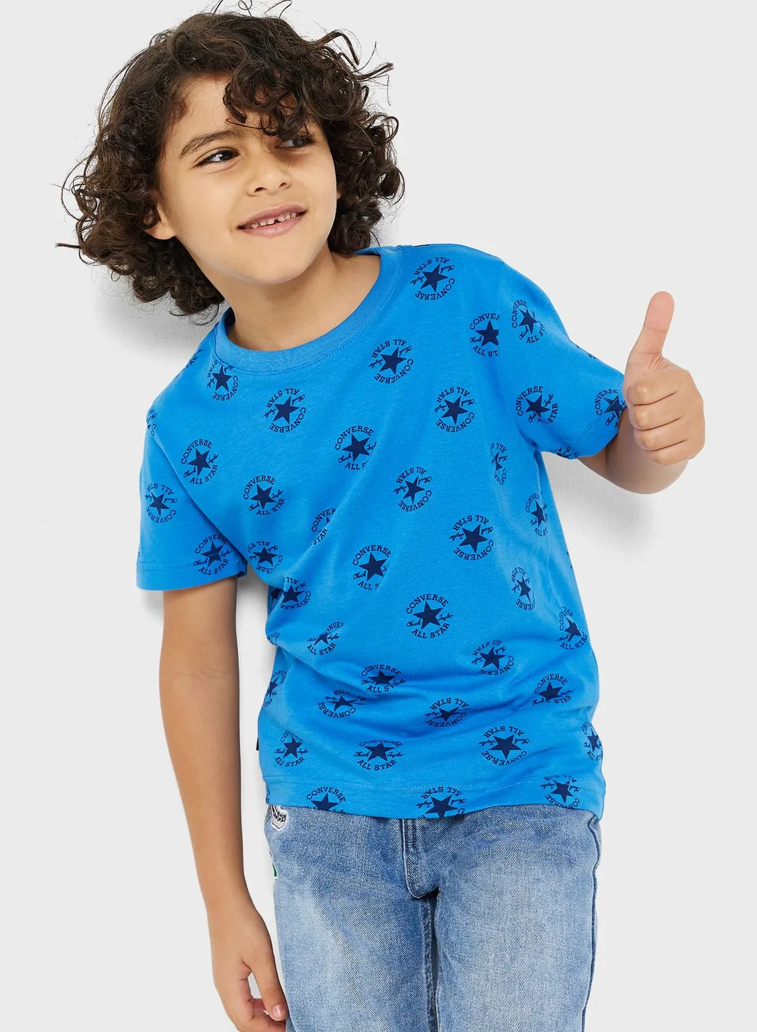 تي شيرت CONVERSE Kids المستدامة Core Aop