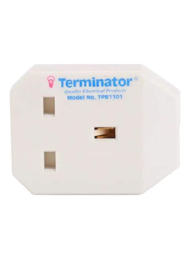 Terminator Rewirable Plug Socket White