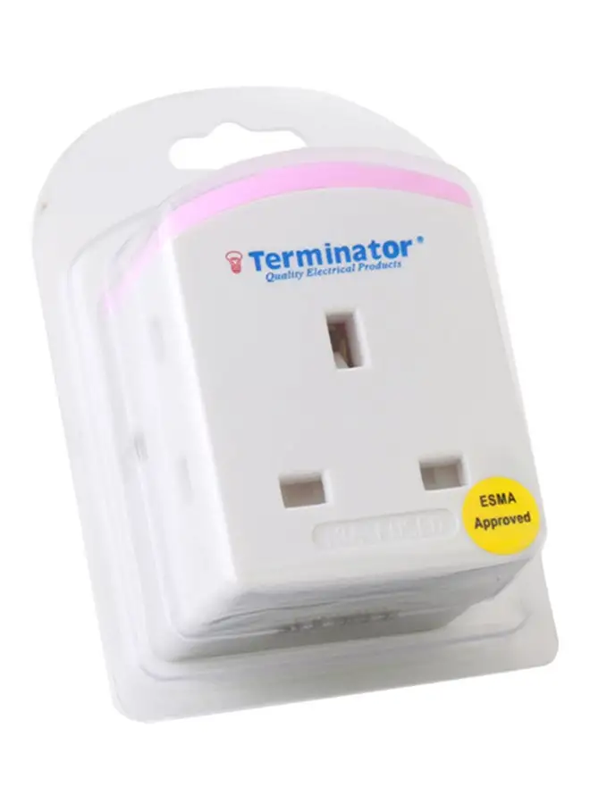 Terminator 3-Way Multi Adapter White