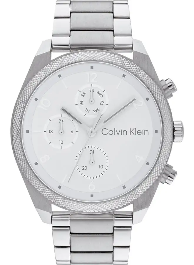 CALVIN KLEIN Men's Analog Round Shape Stainless Steel Wrist Watch 25200356 - 44 Mm