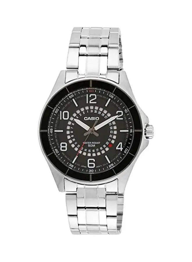 CASIO Men's Analog Wrist Watch MTF-118BD-1AVDF - 46 mm - Silver