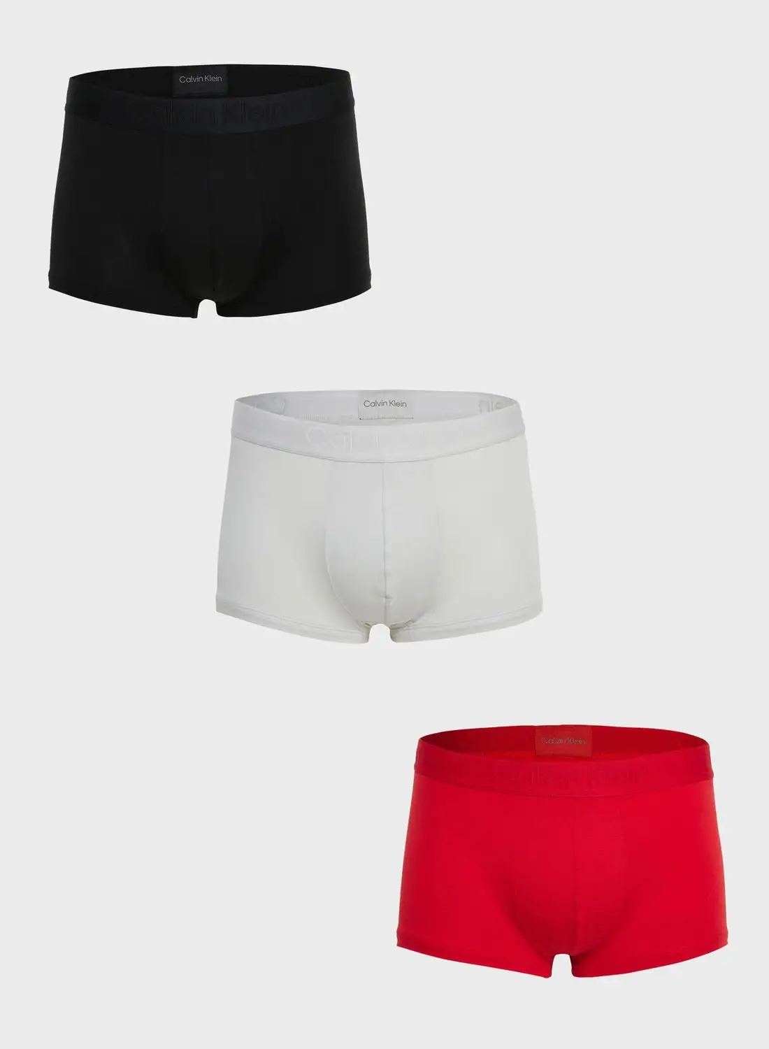 CALVIN KLEIN 3 Pack Logo Band Trunk