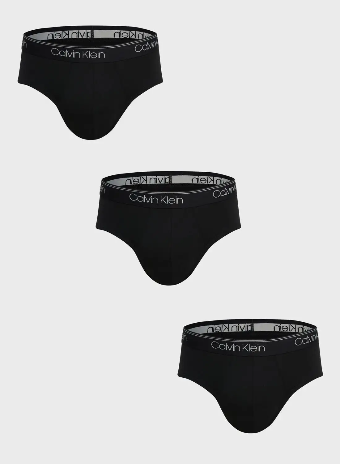 CALVIN KLEIN 3 Pack Logo Band Brief