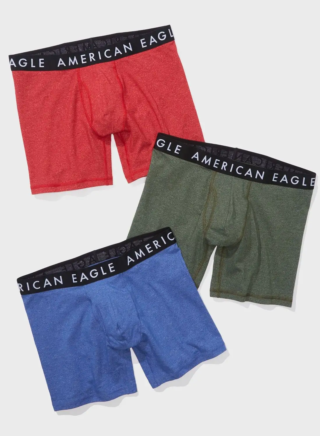 American Eagle 3 Pack Logo Band Boxers