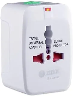 ZT-UNI NEPTUNE - Multi-Regional Travel Adapter - White