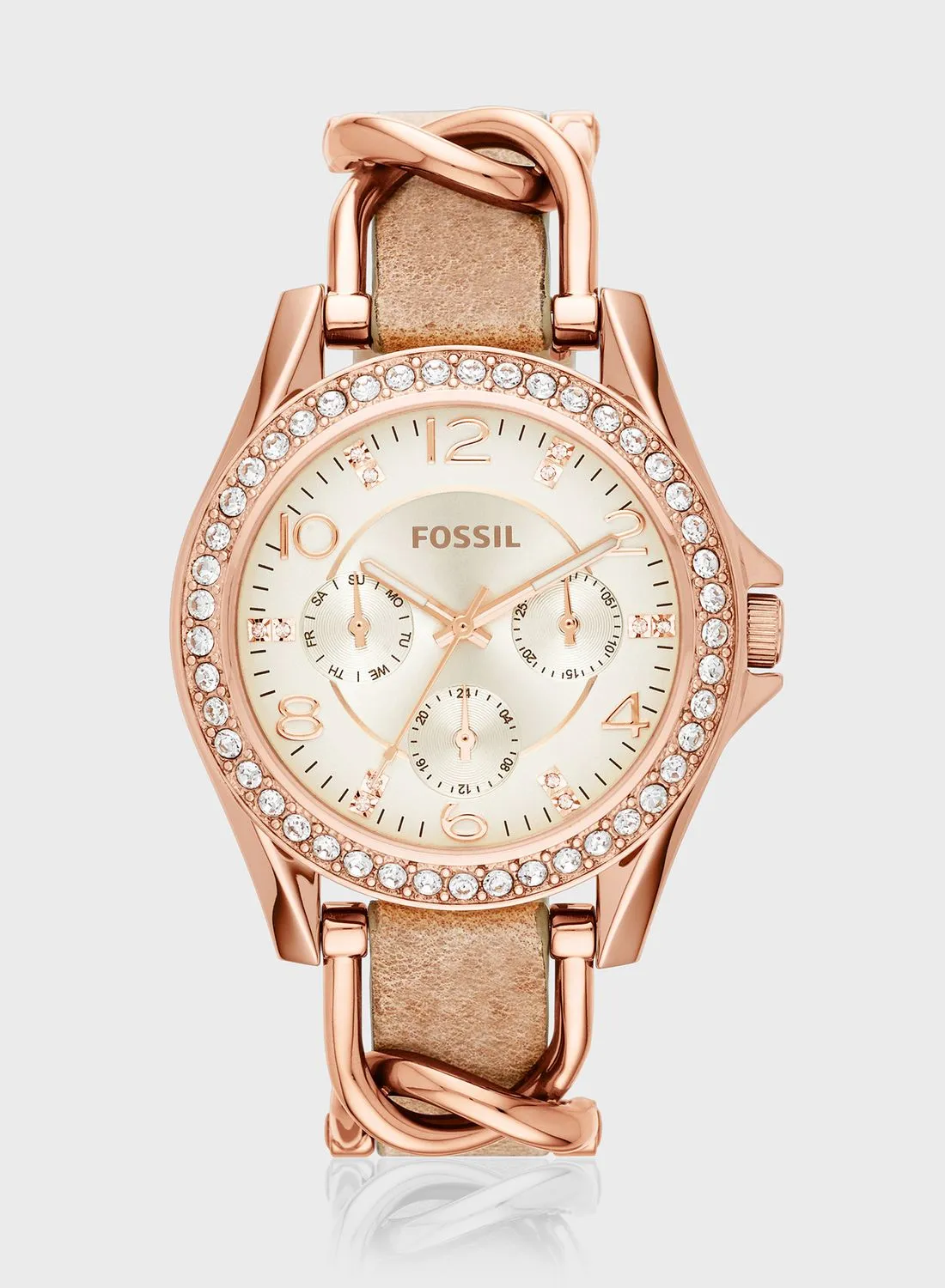 FOSSIL Riley Two Tone Analog Watch