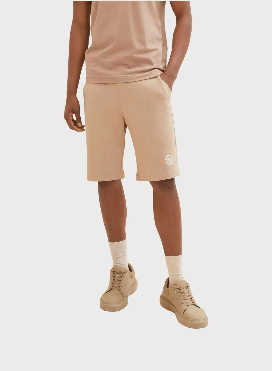 TOM TAILOR Essential Drawstring Sweat Shorts