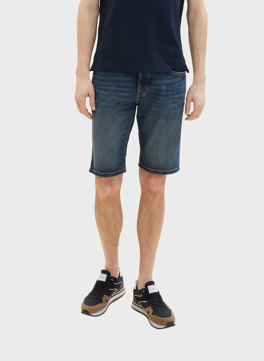 TOM TAILOR Mid Wash Denim Shorts