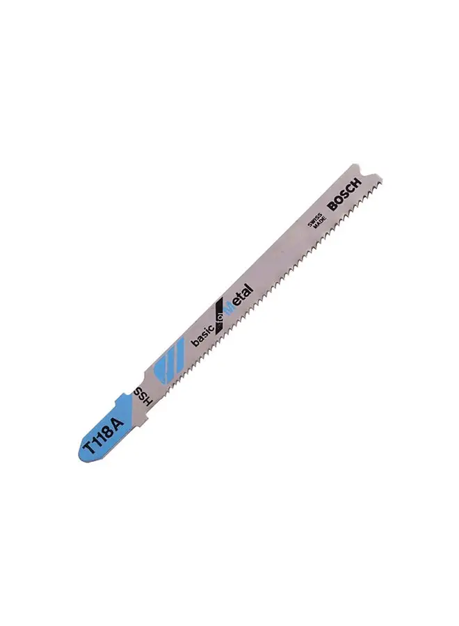 BOSCH Bosch T 118 A Basic for Metal Jigsaw Blade, makes straight cuts in metal | Model: 2608631013