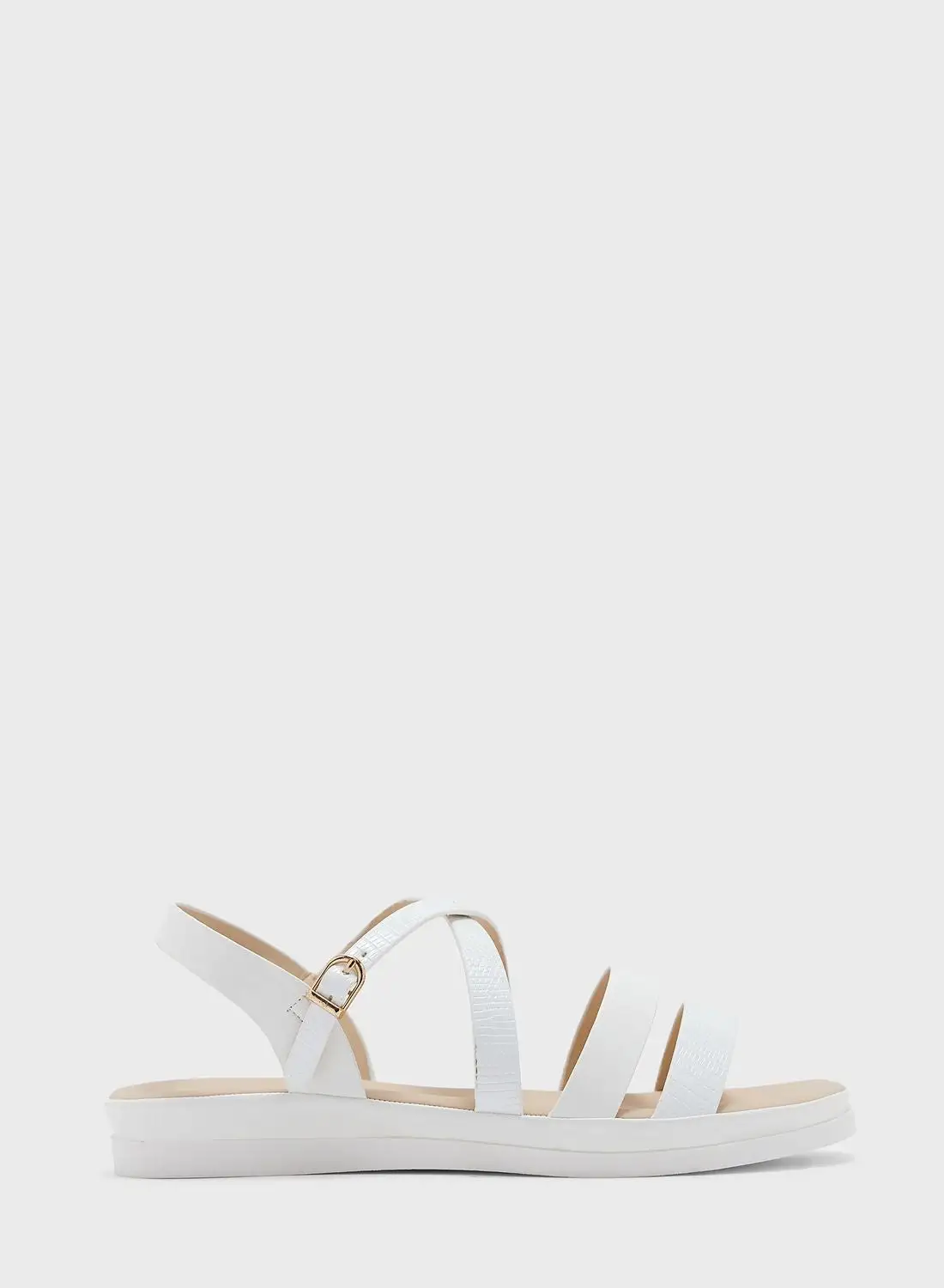 Vincci Multi Strap Wedge Sandals