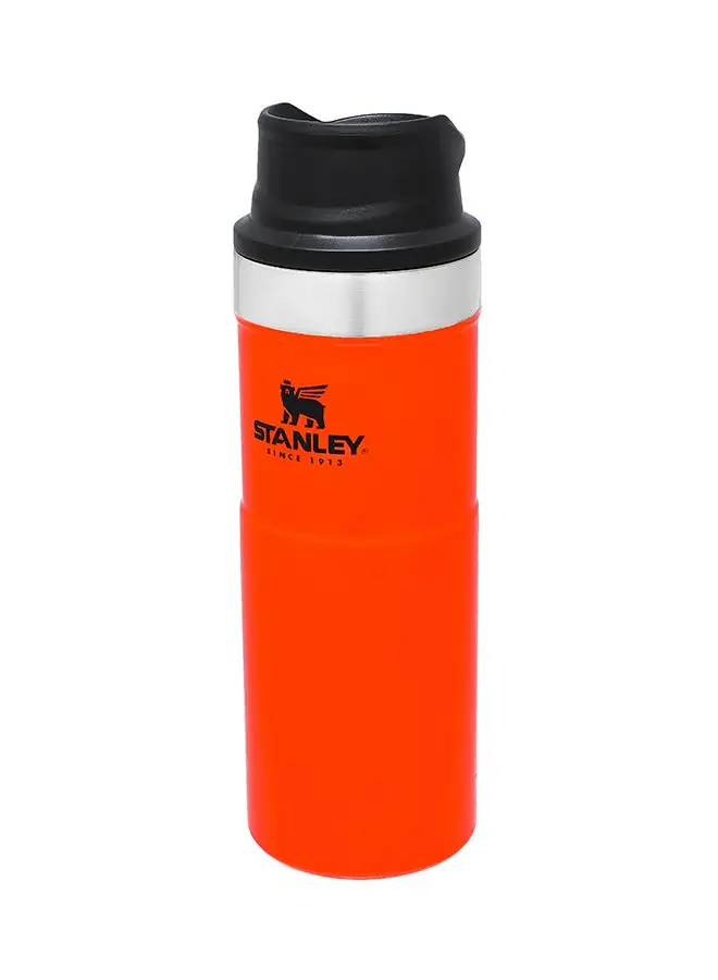 Stanley Classic Trigger Action Travel Mug 0.47L / 16OZ Blaze Orange – Leakproof Cup | Hot & Cold Thermos Bottle | Insulated Tumbler for Coffee, Tea & Water | BPA FREE Stainless-Steel Travel Flask