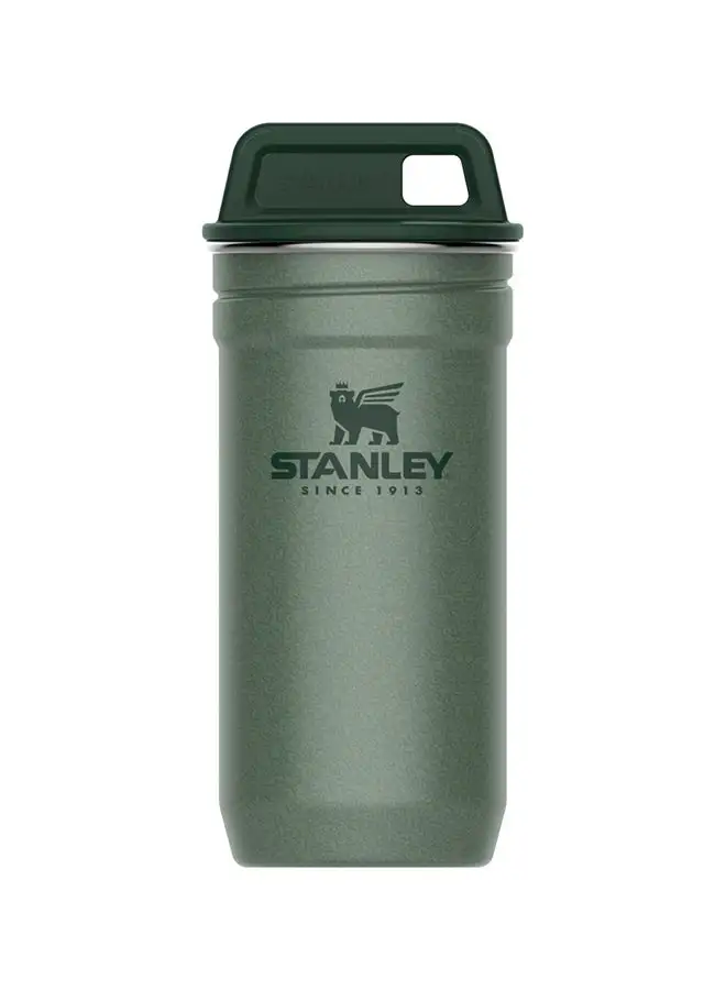 Stanley Adventure Nesting Shot Glass Set 0.59ML / 2OZ Hammertone Green – BPA FREE Stainless Steel Shot Glasses | Packable thanks to Nesting System | Dishwasher Safe | Lifetime Warranty