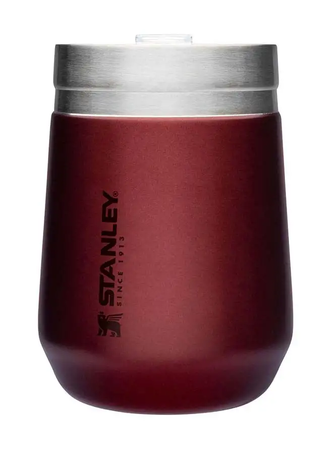 Stanley Stainless Steel GO Tumbler Wine, 10oz Stainless Steel Vacuum Insulated Wine Tumbler, 5 Hours Cold, 1.5 Hours Hot, and 20 Hours Iced