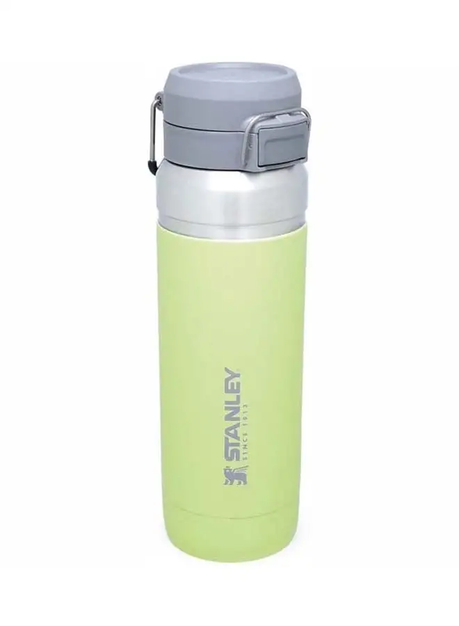 Stanley Quick Flip Water Bottle .47L / 16OZ Citron – Leakproof | Stainless Steel Water Bottle | Push Button Locking Lid | BPA FREE | Cup Holder Compatible | Dishwasher safe | Lifetime Warranty