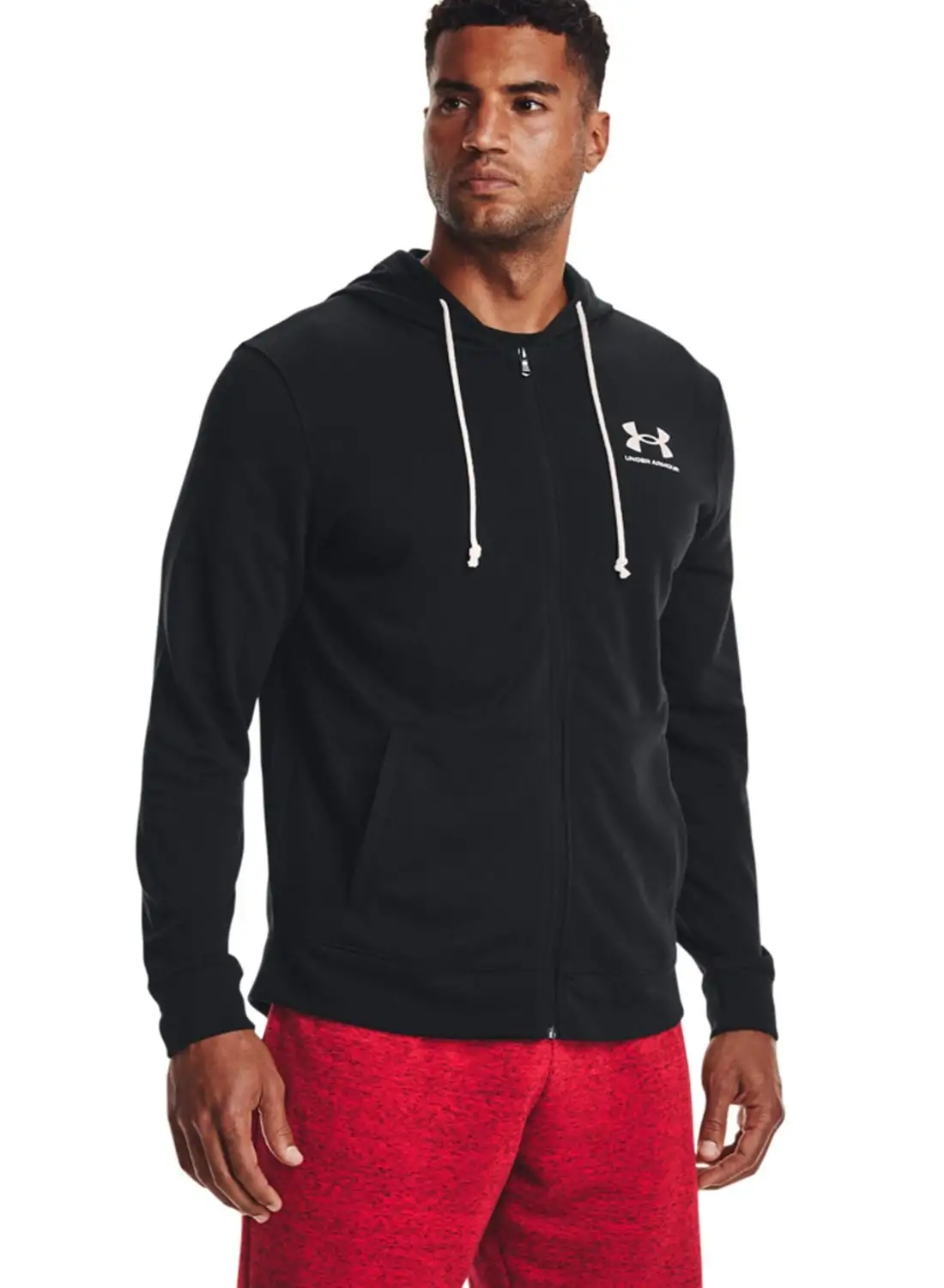 UNDER ARMOUR Rival Terry Logo Full Zip Hoodie