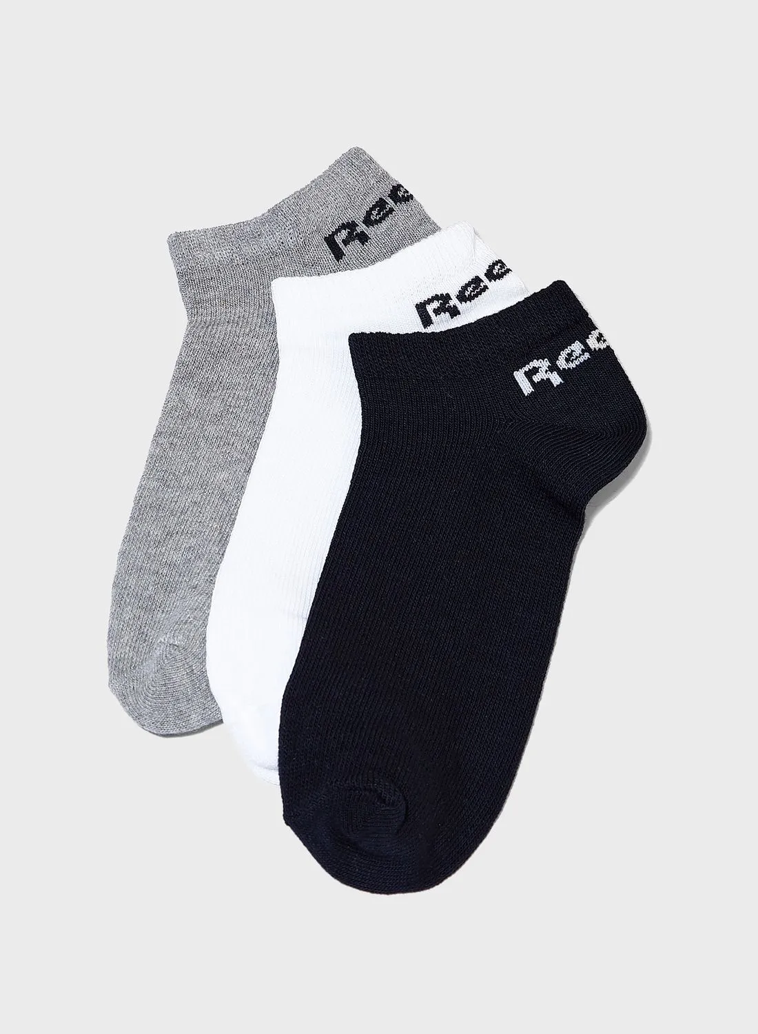 Reebok 3 Pack Active Core Low Cut Socks