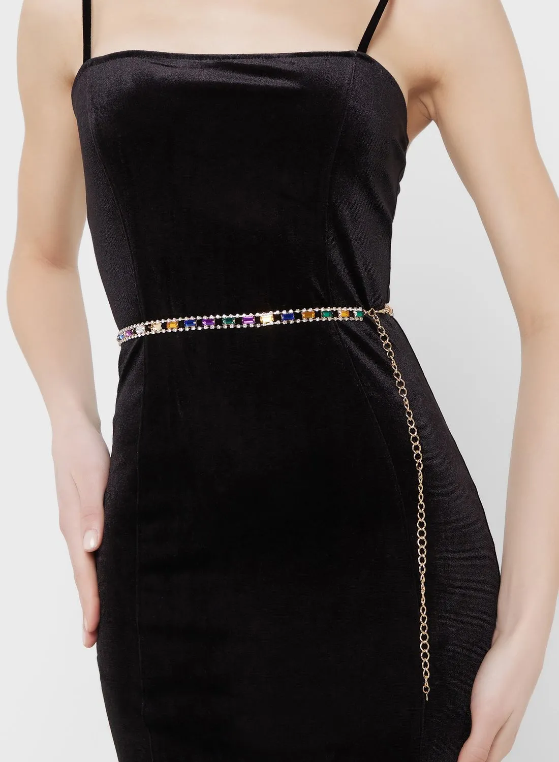 Ella Limited Edition Stone Detail Chain Belt