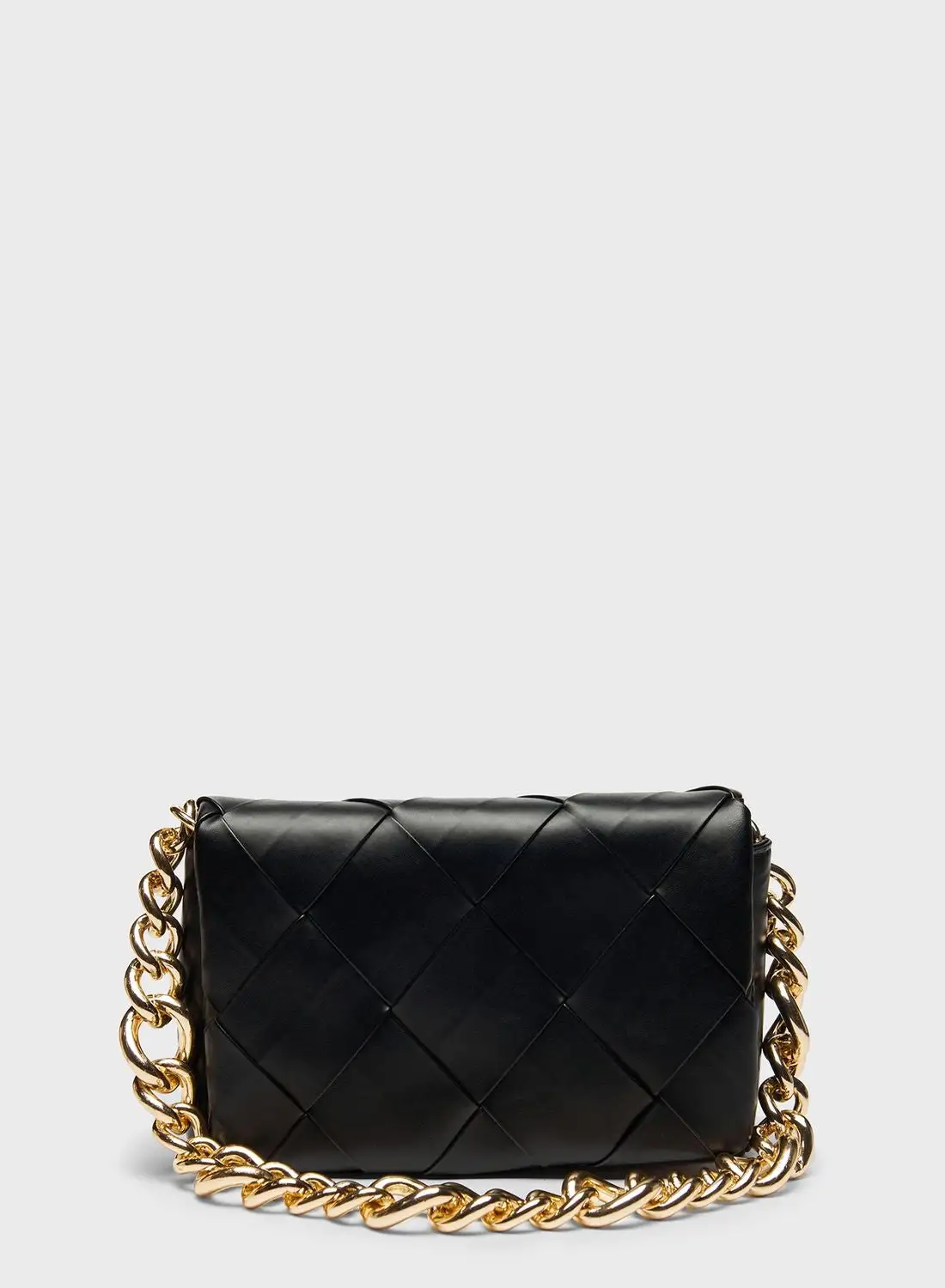 shoexpress Chain Detail Flap Over Crossbody