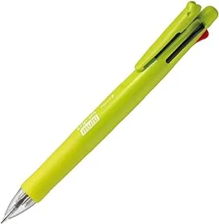 Zebra Clip-On Multi F Series 0.7 mm Ballpoint Pen/0.5 Pencil, Active Green Body (B4SA1-ACG)