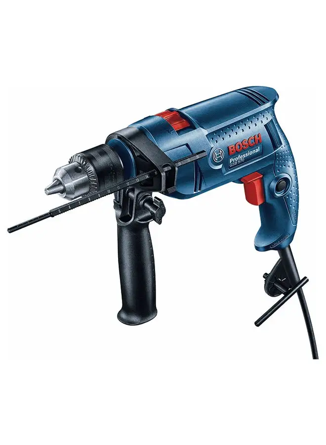 BOSCH Bosch Professional Impact Drill GSB 570 Drilling in wood, concrete, steel, brick, masonry| Model: 06011B70L0 with 1 year warranty