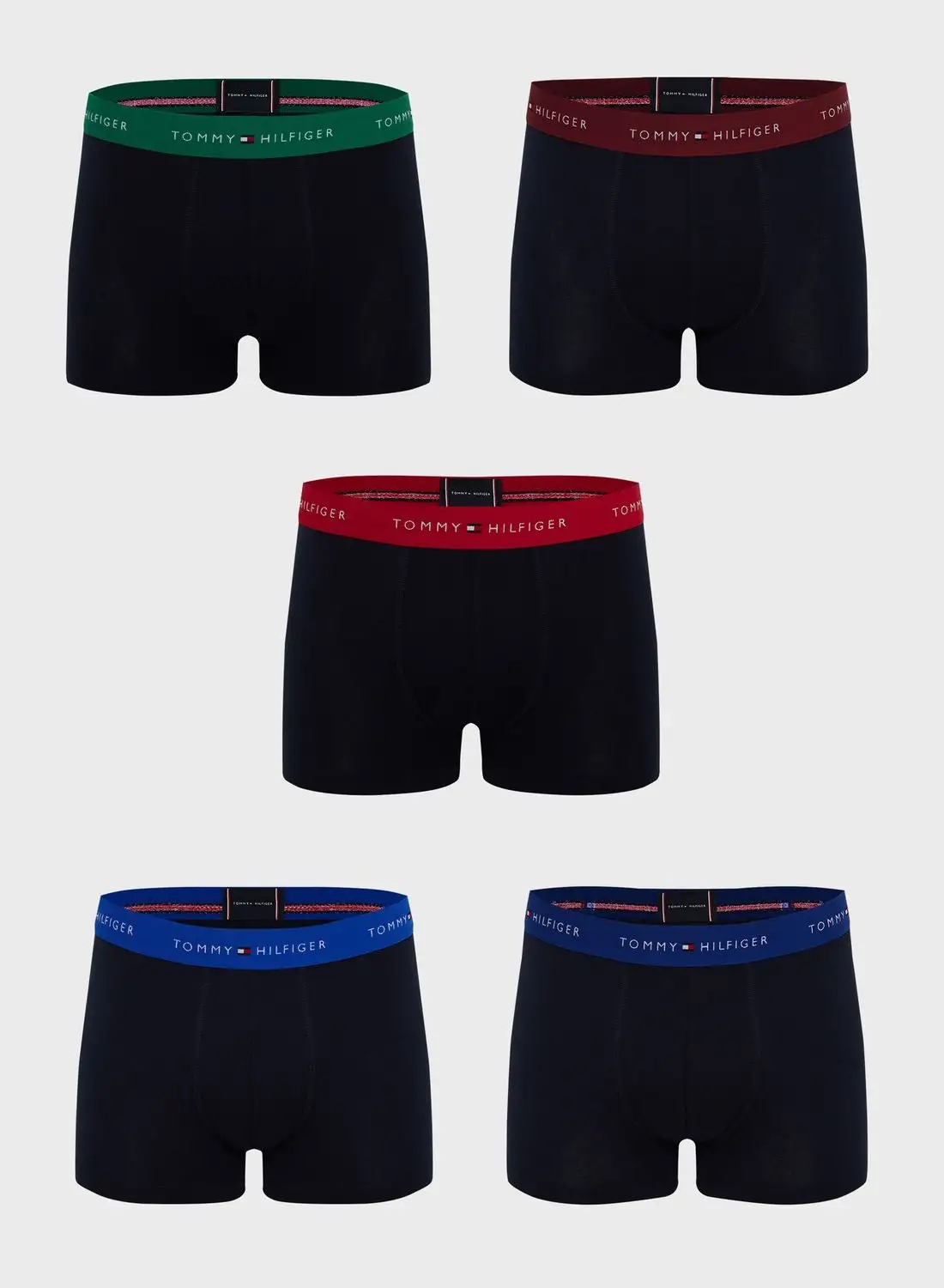 TOMMY HILFIGER 3 Pack Logo Band Trunks