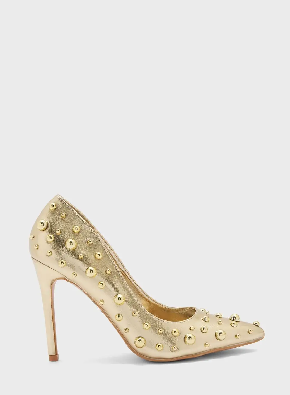 Ginger Stud Detail Pointed Stiletto Pump